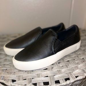 Ugg slip on leather sneakers